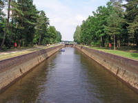 Sluse ved floden Aller