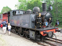Damptog i Cernay, Alsace